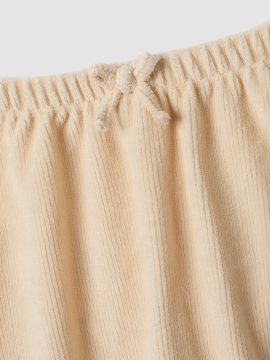 White two-piece set in pure organic cotton with Winnie the Pooh print_2
