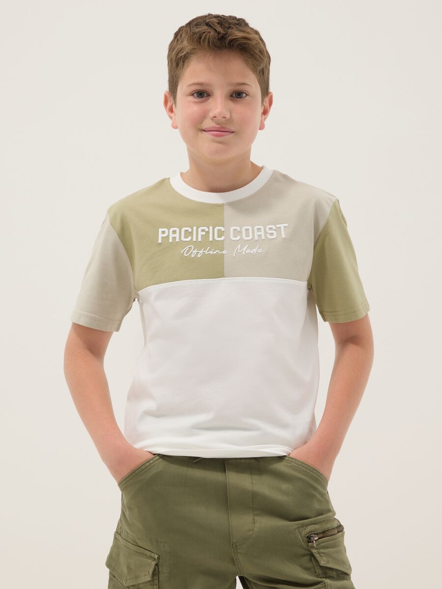 White pure cotton short-sleeve T-shirt_0
