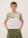 White pure cotton short-sleeve T-shirt_0