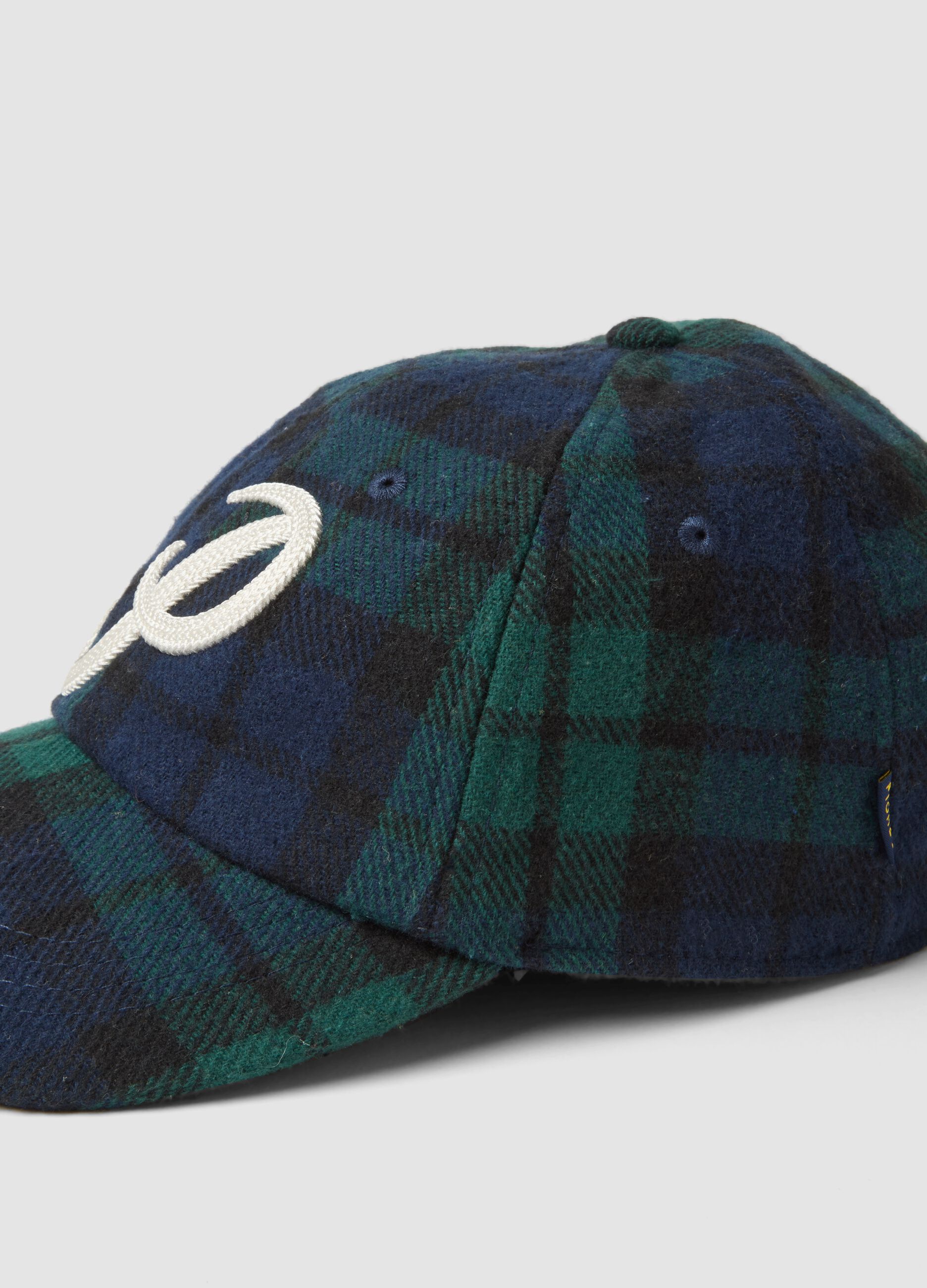 Gorro multicolor com forro em mistura de viscose e l&atilde;