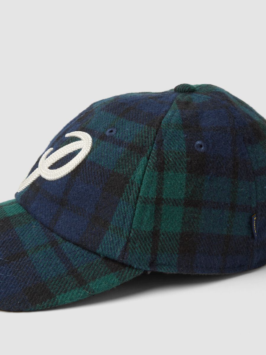 Gorro multicolor com forro em mistura de viscose e l&atilde;_1