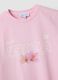 Camiseta rosa de algod&oacute;n puro con mensaje, corte relaxed_5