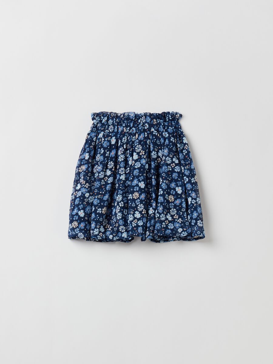 Floral pattern skirt_0