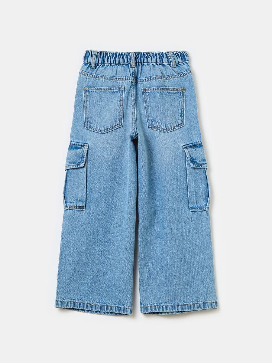 Cotton cargo jeans_1