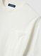 Wei&szlig;es Regular-Fit T-Shirt aus reiner Baumwolle mit kurzen &Auml;rmeln_5
