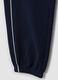 Blue organic cotton comfort-fit joggers for boys_3