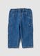 Blaue Cargo-Jeans aus Denim in Baumwoll-Viskose-Mix f&uuml;r Babyjungen_0