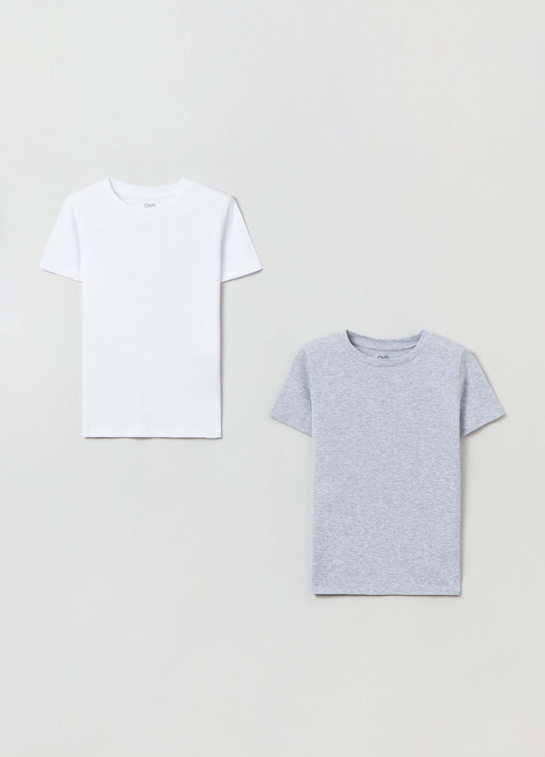 Two-pack undershirts with round neck_0