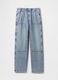 Gap baggy blue jeans in cotton and Lyocell_4
