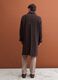 Brown and black wool-blend herringbone overfit coat_3
