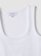 White stretch cotton tank top_5