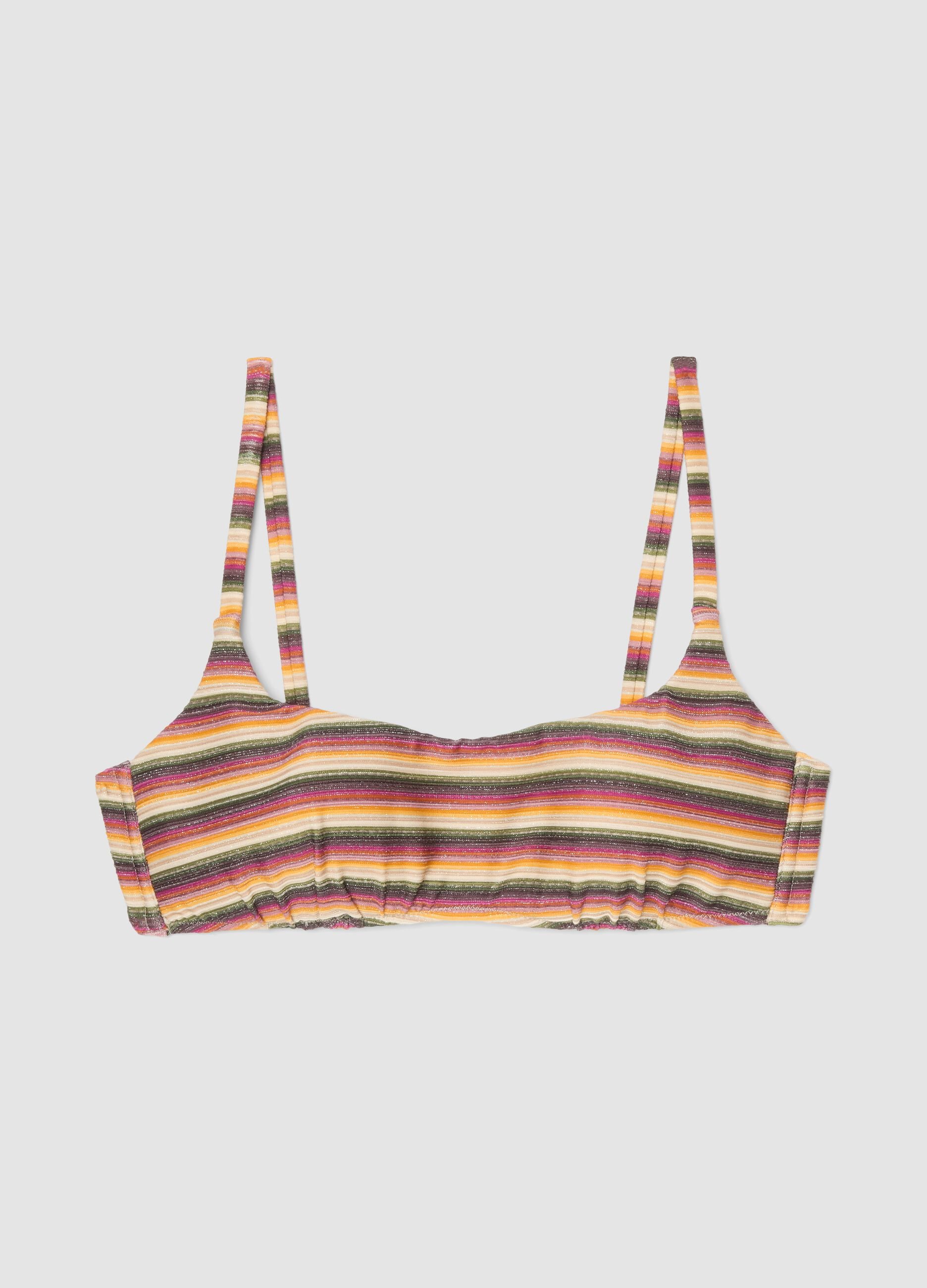 Bralette bikini top &alpha;&pi;ό &epsilon;&lambda;&alpha;&sigma;&tau;&iota;&kappa;ό ύ&phi;&alpha;&sigma;&mu;&alpha; &mu;&epsilon; &pi;&omicron;&lambda;ύ&chi;&rho;&omega;&mu;&epsilon;&sigmaf; &rho;ί&gamma;&epsilon;&sigmaf;