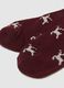 Short Red Socks with Christmas Decorations_2