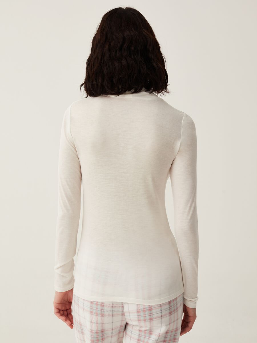Thermal T-shirt in viscose and wool_2