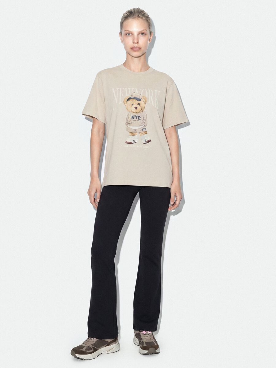 &Mu;&pi;&epsilon;&zeta; T-shirt relaxed &gamma;&rho;&alpha;&mu;&mu;ή&sigmaf; &alpha;&pi;ό 100% &beta;&alpha;&mu;&beta;ά&kappa;&iota; &mu;&epsilon; &tau;ύ&pi;&omega;&mu;&alpha; teddy_1