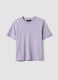 Purple pure cotton relaxed fit T-shirt_5
