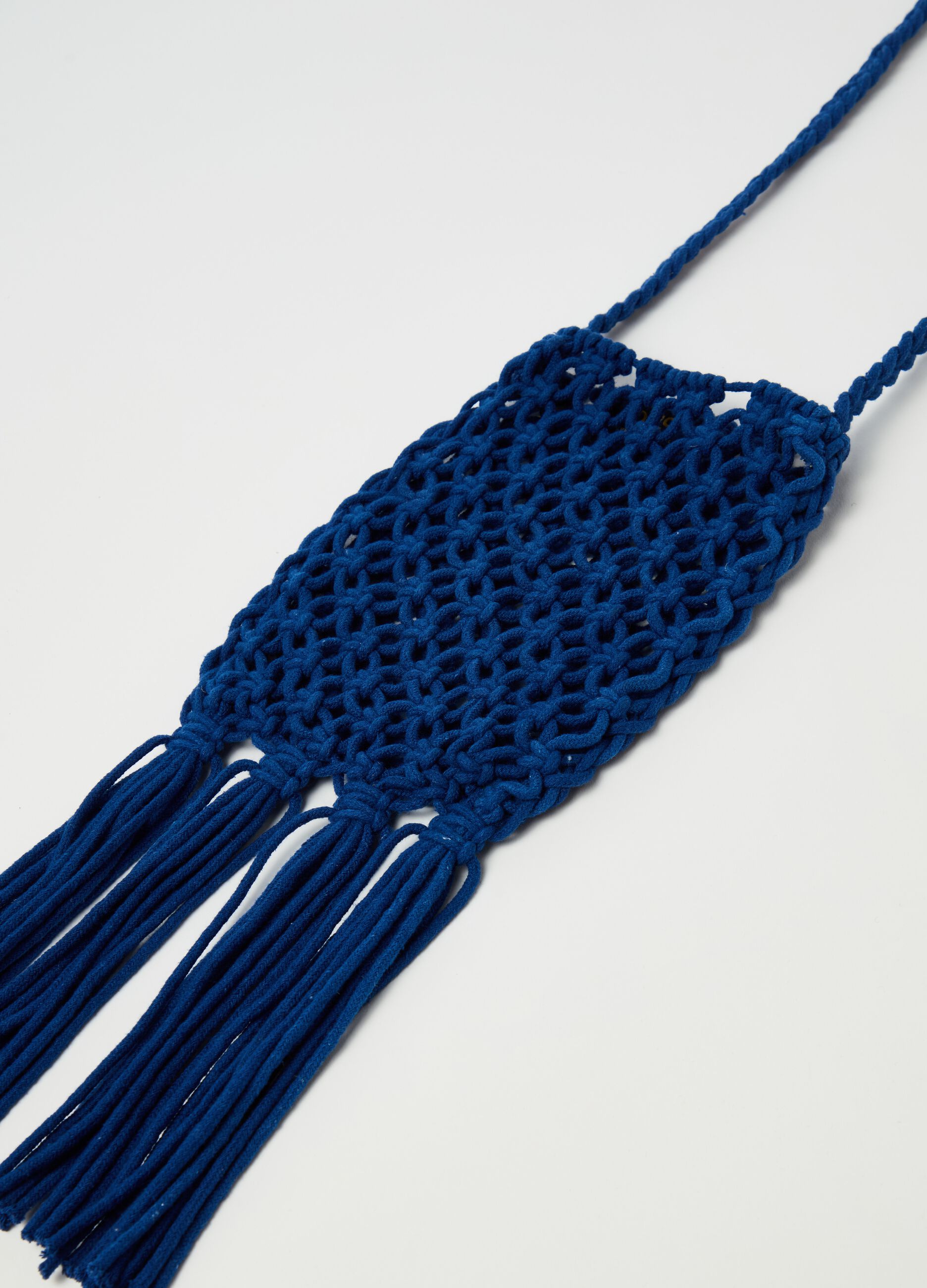 Crochet cotton bag