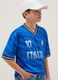 T-shirt enfant Italie Azzurri &agrave; manches courtes, coupe oversize_0
