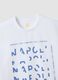 Wei&szlig;es T-Shirt aus reiner Baumwolle mit kurzen &Auml;rmeln, Regular Fit_5