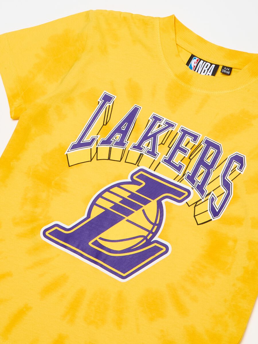 NBA Los Angeles Lakers tie-dye T-shirt_2