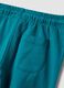 Blue pure organic cotton shorts with elasticated waistband for baby boy, regular fit_3