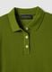 Green regular-fit polo shirt in organic cotton_5