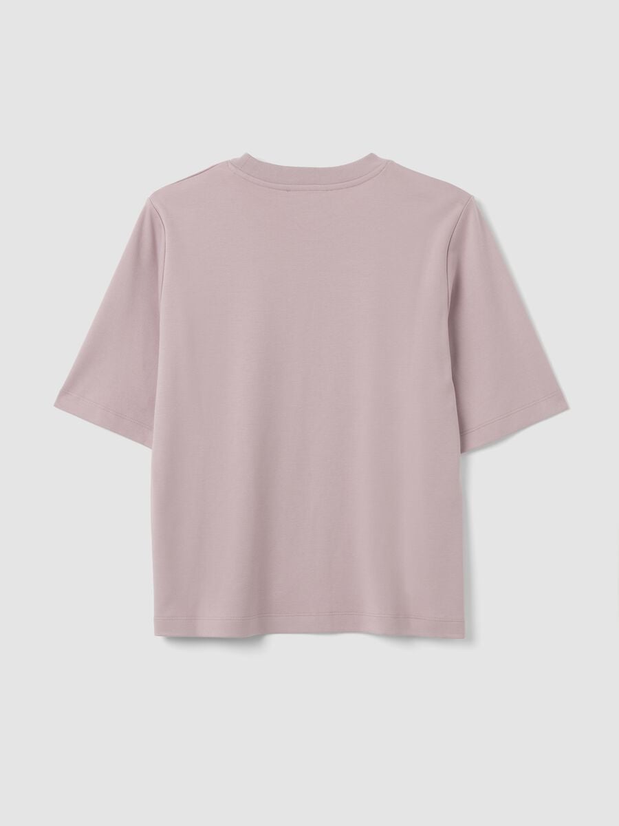 &Rho;&omicron;&zeta; T-shirt boxy fit &alpha;&pi;ό &mu;ί&gamma;&mu;&alpha; &beta;&alpha;&mu;&beta;&alpha;&kappa;&iota;&omicron;ύ &kappa;&alpha;&iota; &beta;&iota;&sigma;&kappa;ό&zeta;&eta;&sigmaf;_1