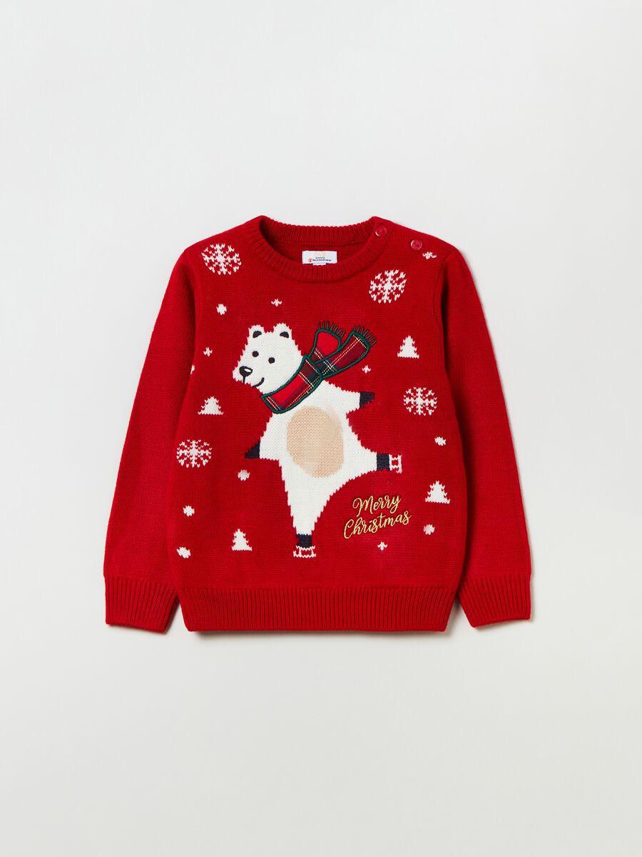 Save the Children Christmas Jumper with jacquard_0