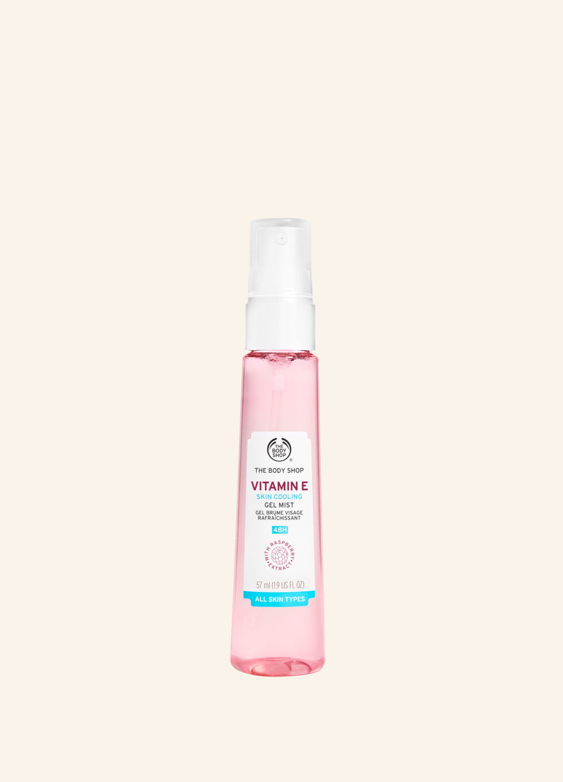 The Body Shop refreshing gel spray with vitamin E