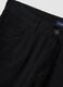 Blue pure cotton regular-fit five-pocket Bermuda shorts_5