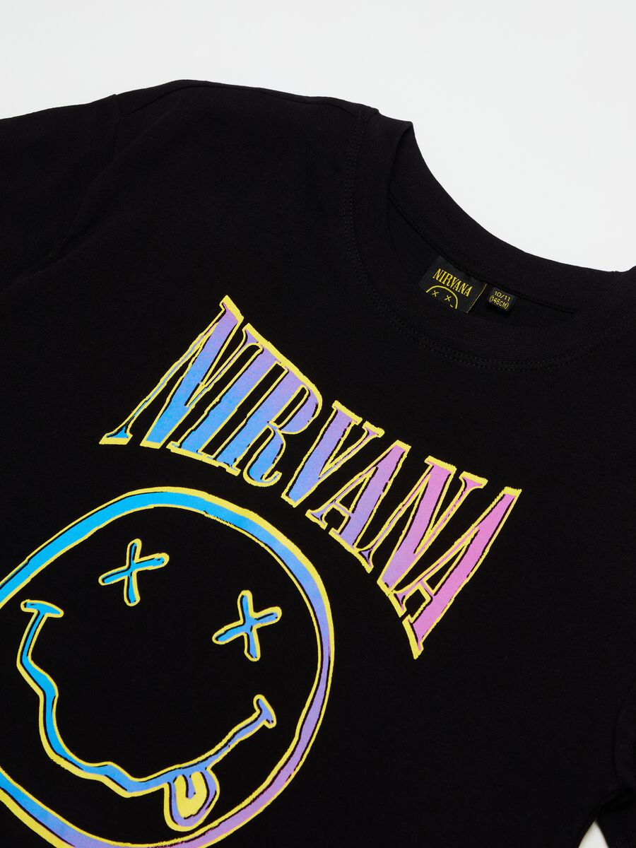 Camiseta con logo Nirvana estampado_2