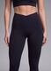 Schwarze Slim-Fit-Leggings aus Stretchmaterial mit regul&auml;rer Taille ALTAVIA STUDIO_2