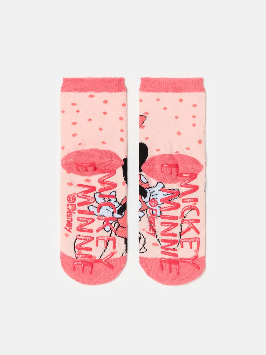 Minnie and Mickey Mouse slipper socks_1