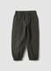 Grey stretch-cotton joggers with cargo pockets_0