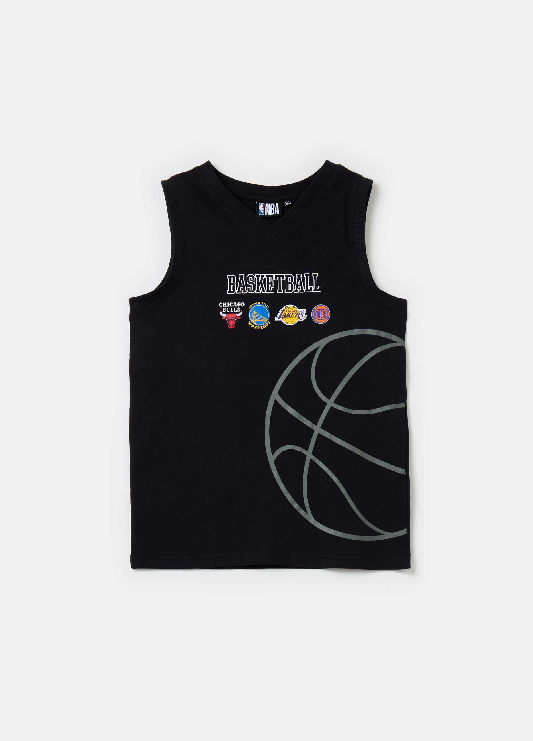 Camiseta de tirantes logos equipos NBA estampados