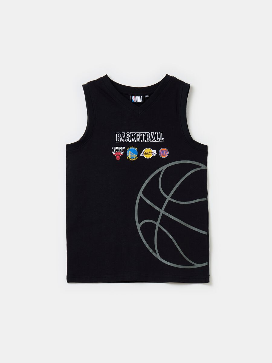 Camiseta de tirantes logos equipos NBA estampados_0