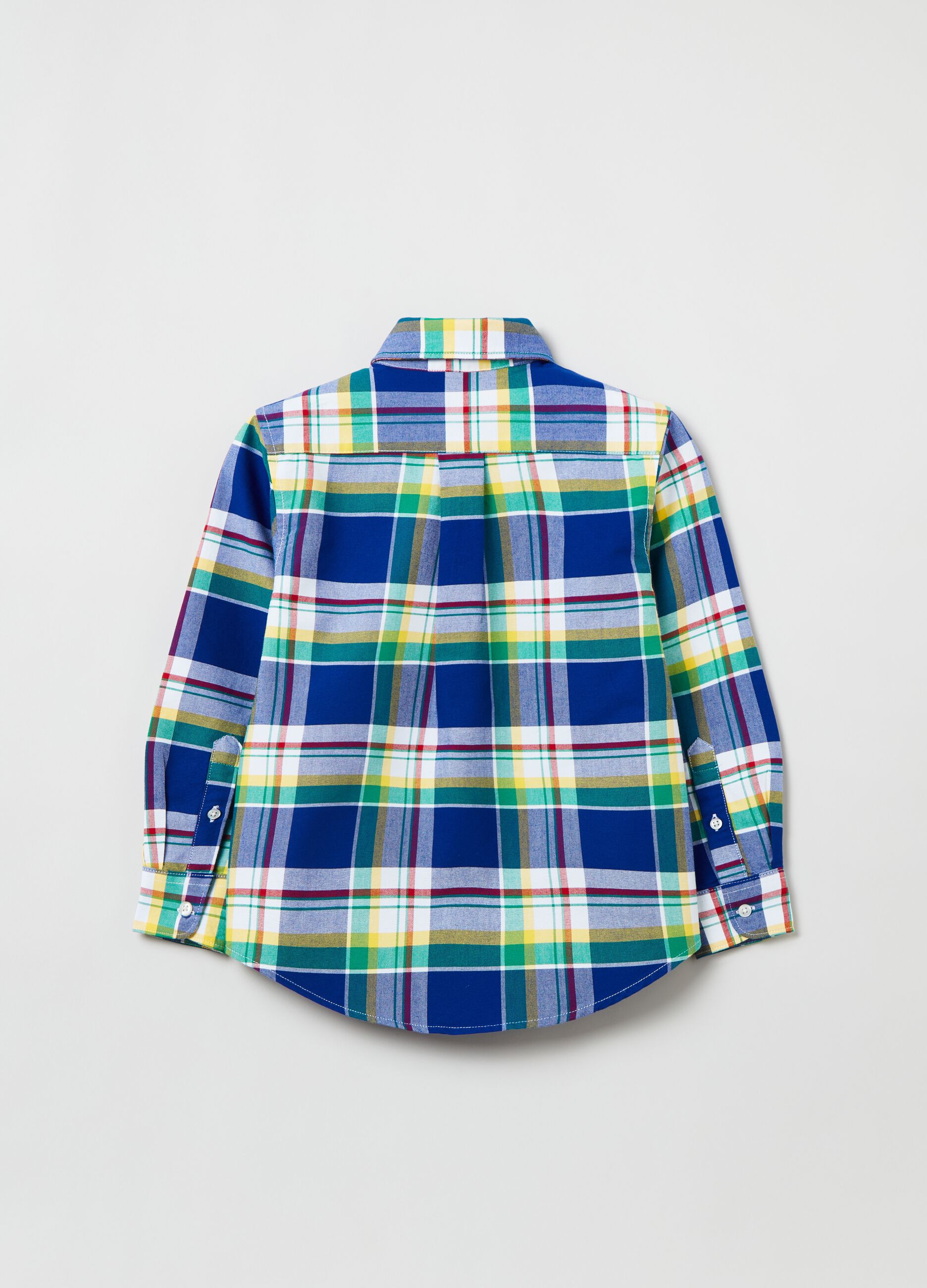 Tartan-patterned shirt_1
