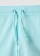 Girls&rsquo; light blue pure cotton regular-fit shorts_2