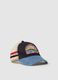 Multicolour pure cotton kids' baseball cap with mesh_0