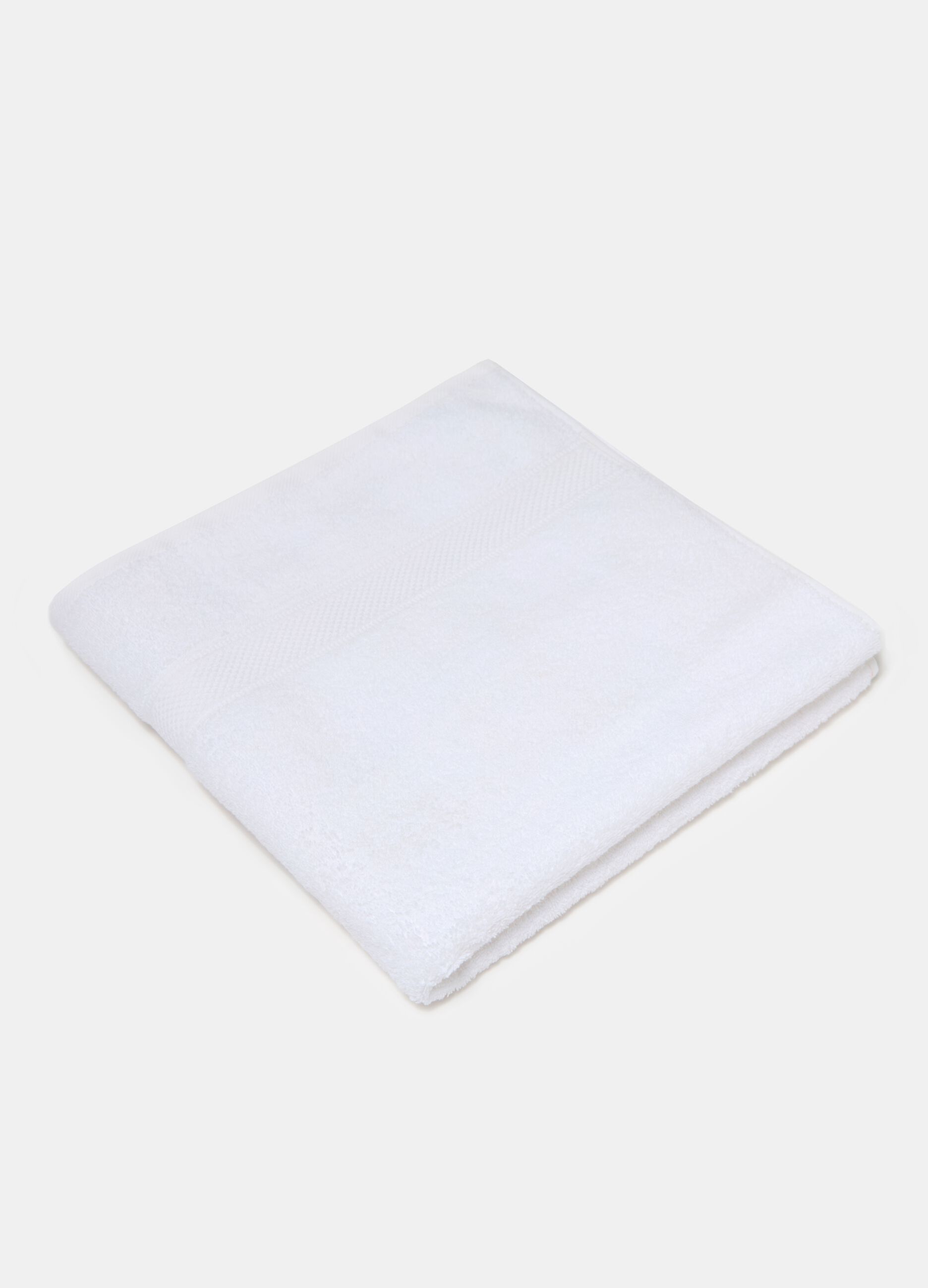 Solid colour bath towel