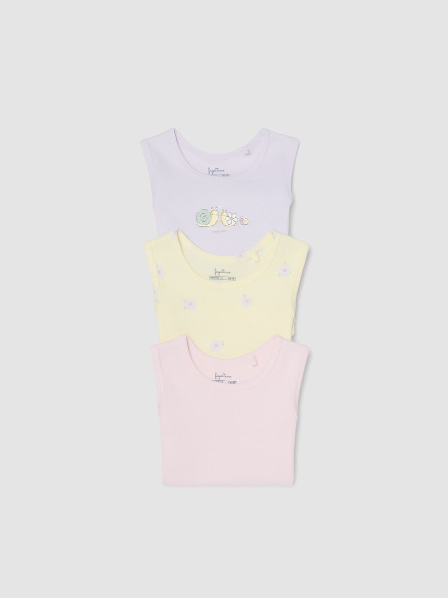Newborn Multicolour Pure Cotton Bodysuit Tripack_3