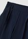 Blaue Palazzo-Hose aus elastischer Viskose_5