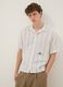 White striped cotton-blend oversized shirt_1
