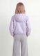 Purple hooded rain jacket with zip for girls_1