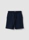 Boys&rsquo; blue pure cotton slim-fit shorts_0