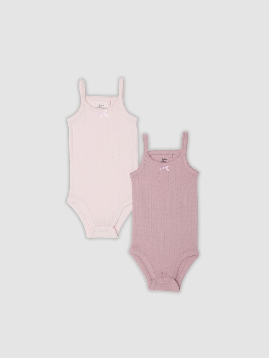 2er-Pack rosa Bodys aus reiner Bio-Baumwolle f&uuml;r Baby und Kleinkind M&auml;dchen_0