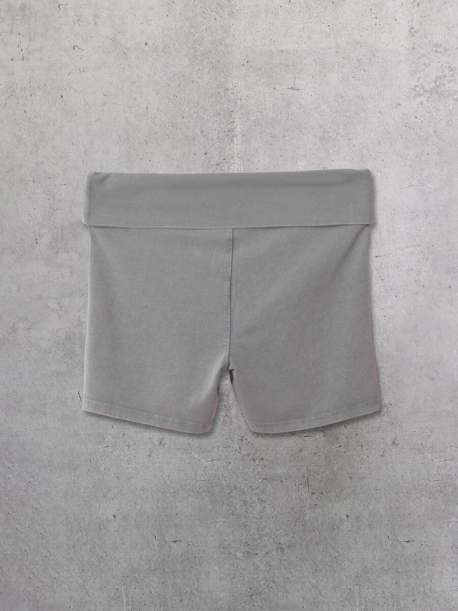 Vintage Grey Yoga Shorts_5