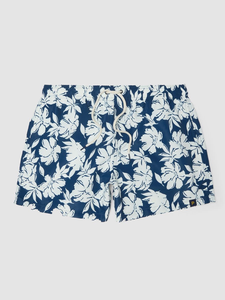 Multicolour floral print swim shorts_4