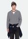 Grey cotton-blend regular-fit Henley top_2
