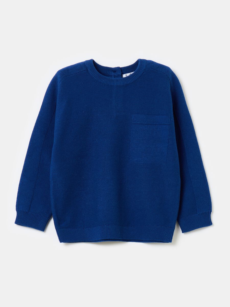 Cotton pullover with pocket_0